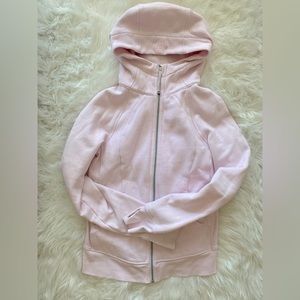 Light Pink Lululemon Scuba Hoodie